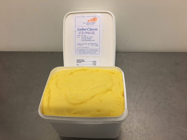 Orangensorbet